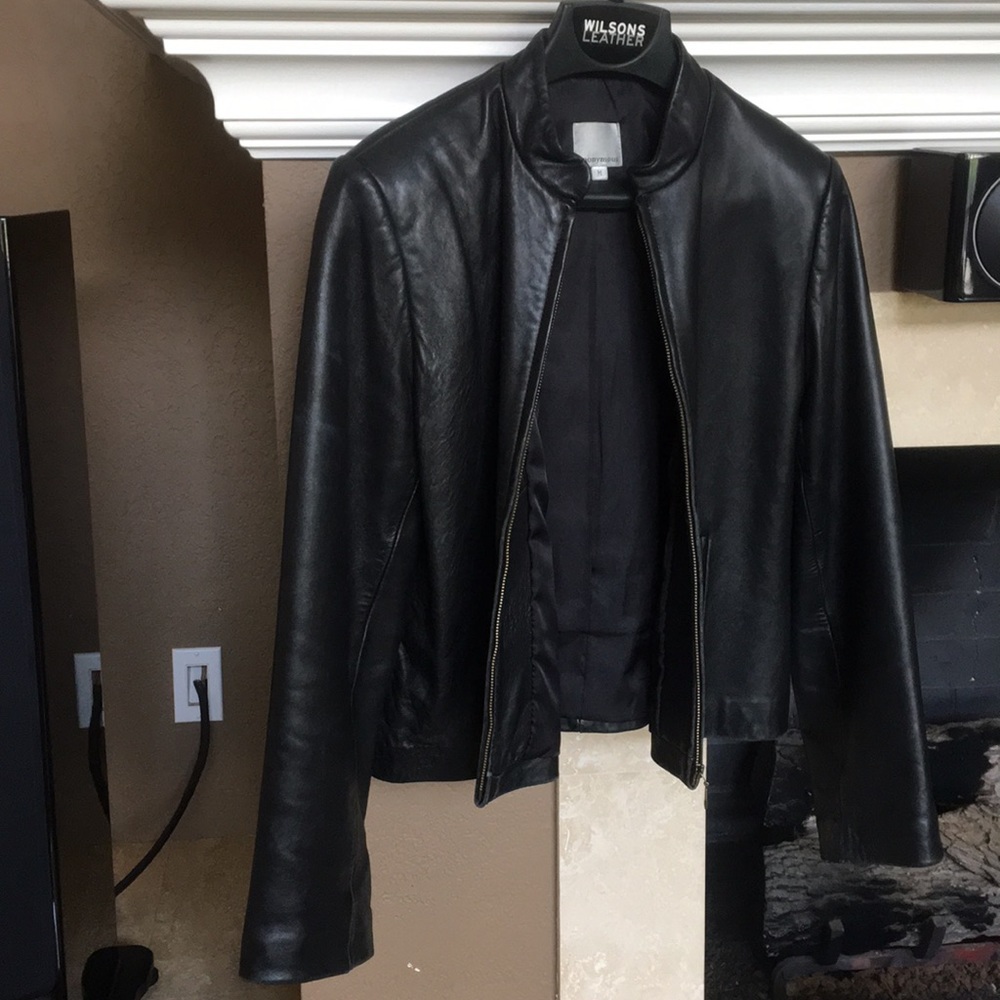 Anonymous leather jacket